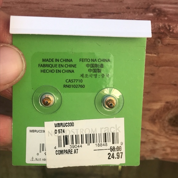 Kate Spade Gold Chainlink Earrings - Picture 2 of 2